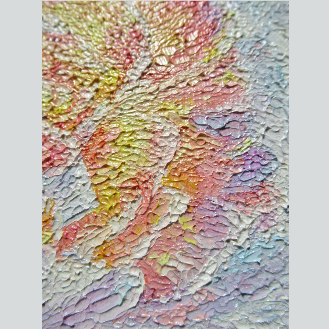 [匿名で配送] 一点もの ラナンキュラス 花 油絵 油彩 絵