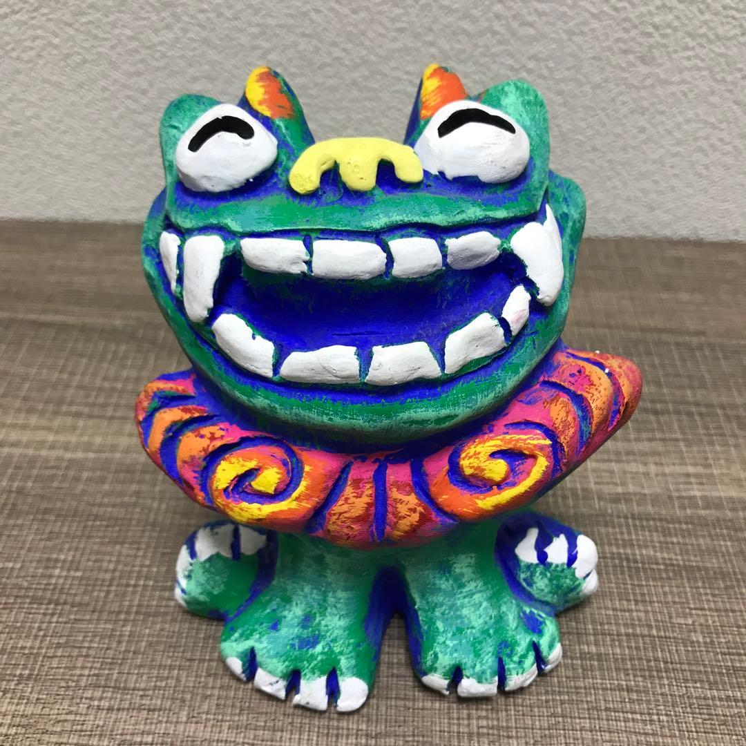 米子焼工房オリジナル シーサー(L)