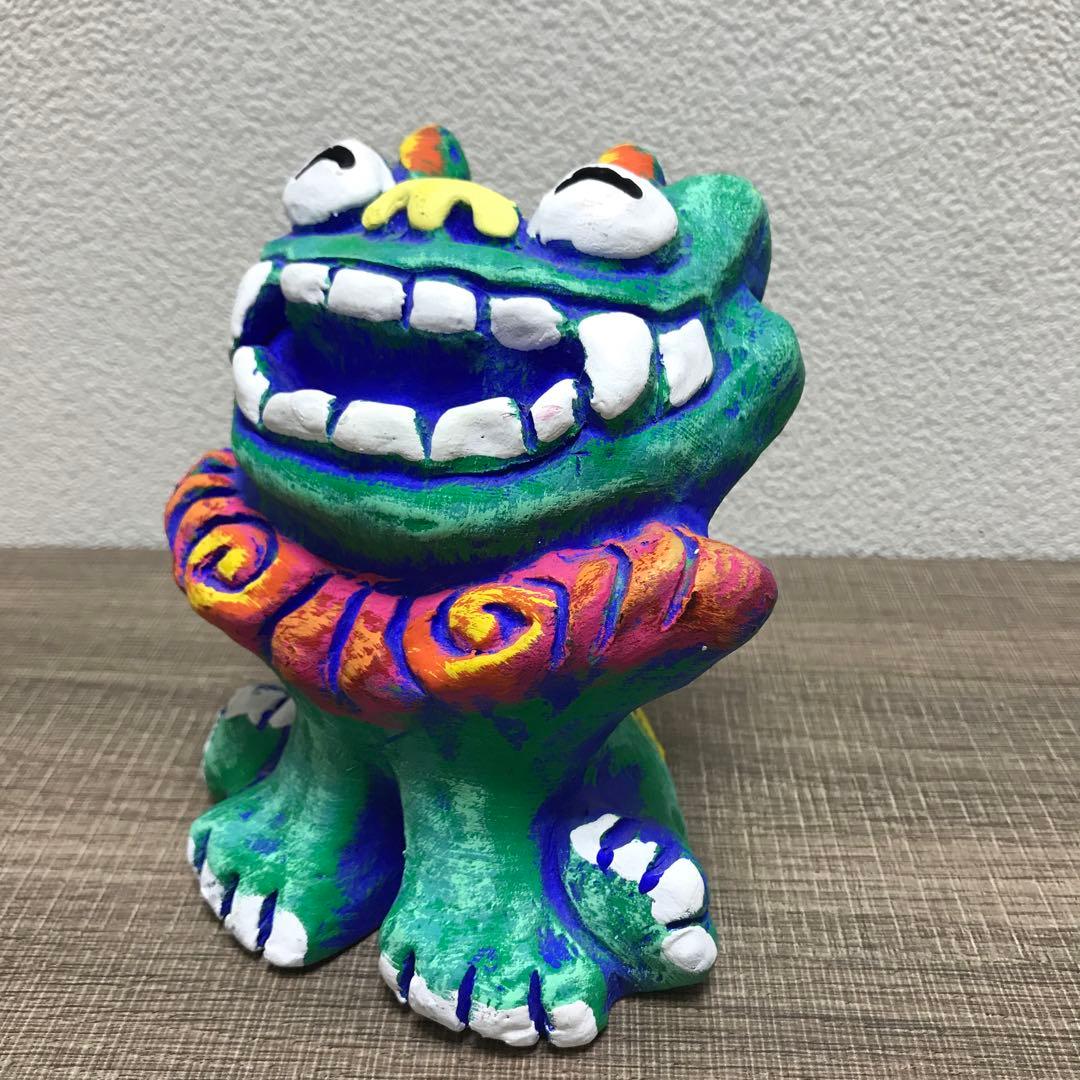 米子焼工房オリジナル シーサー(L)