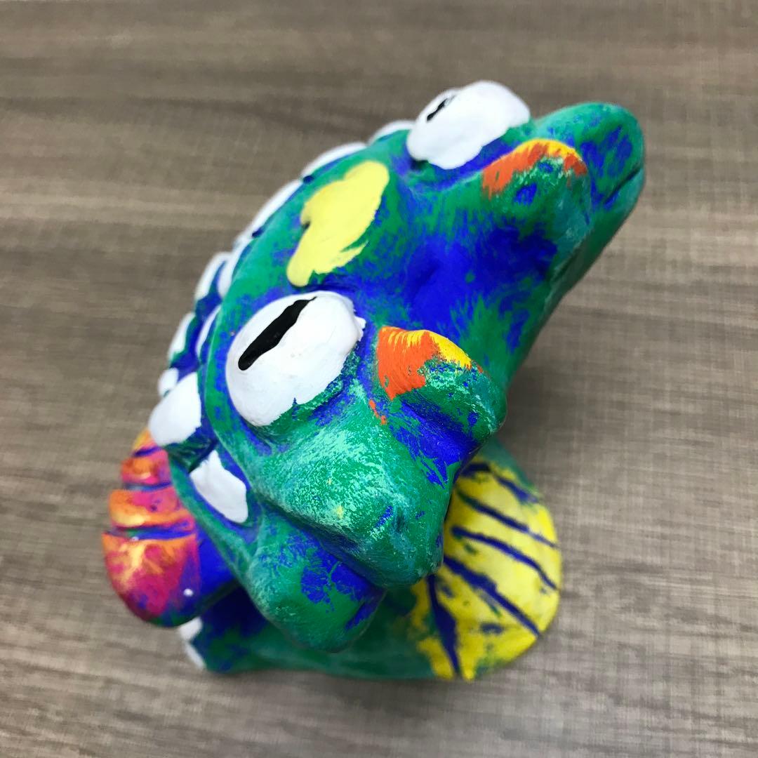 米子焼工房オリジナル シーサー(L)