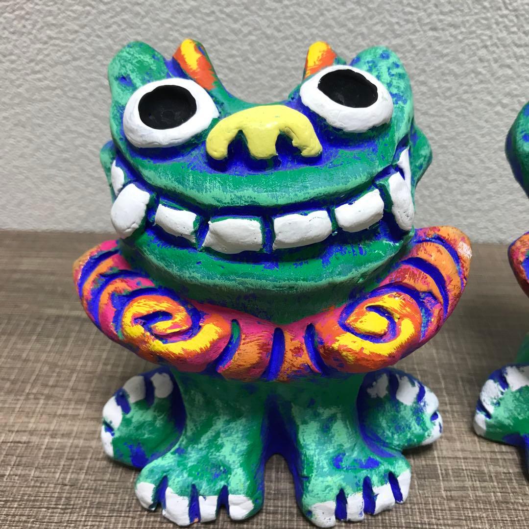 米子焼工房オリジナル シーサー(L)