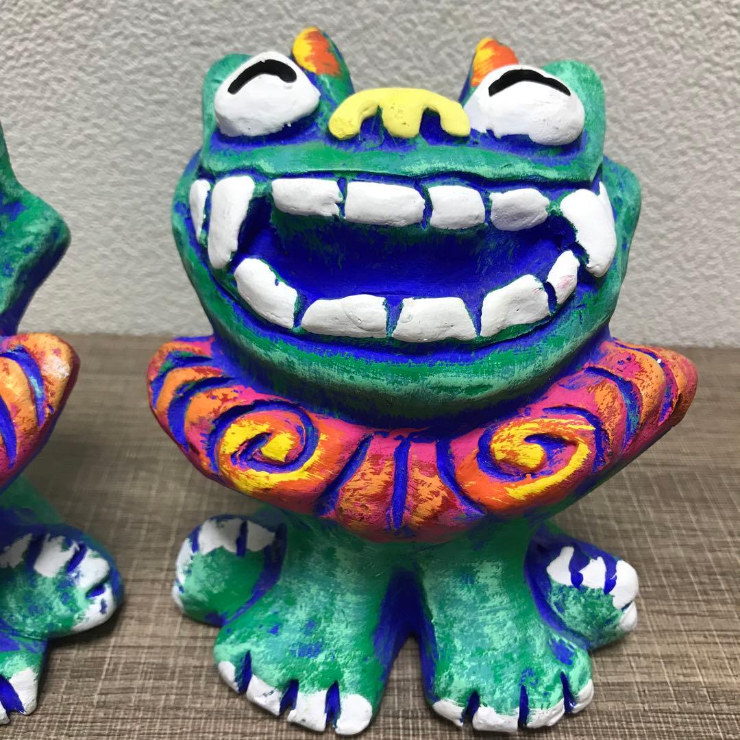 米子焼工房オリジナル シーサー(L)