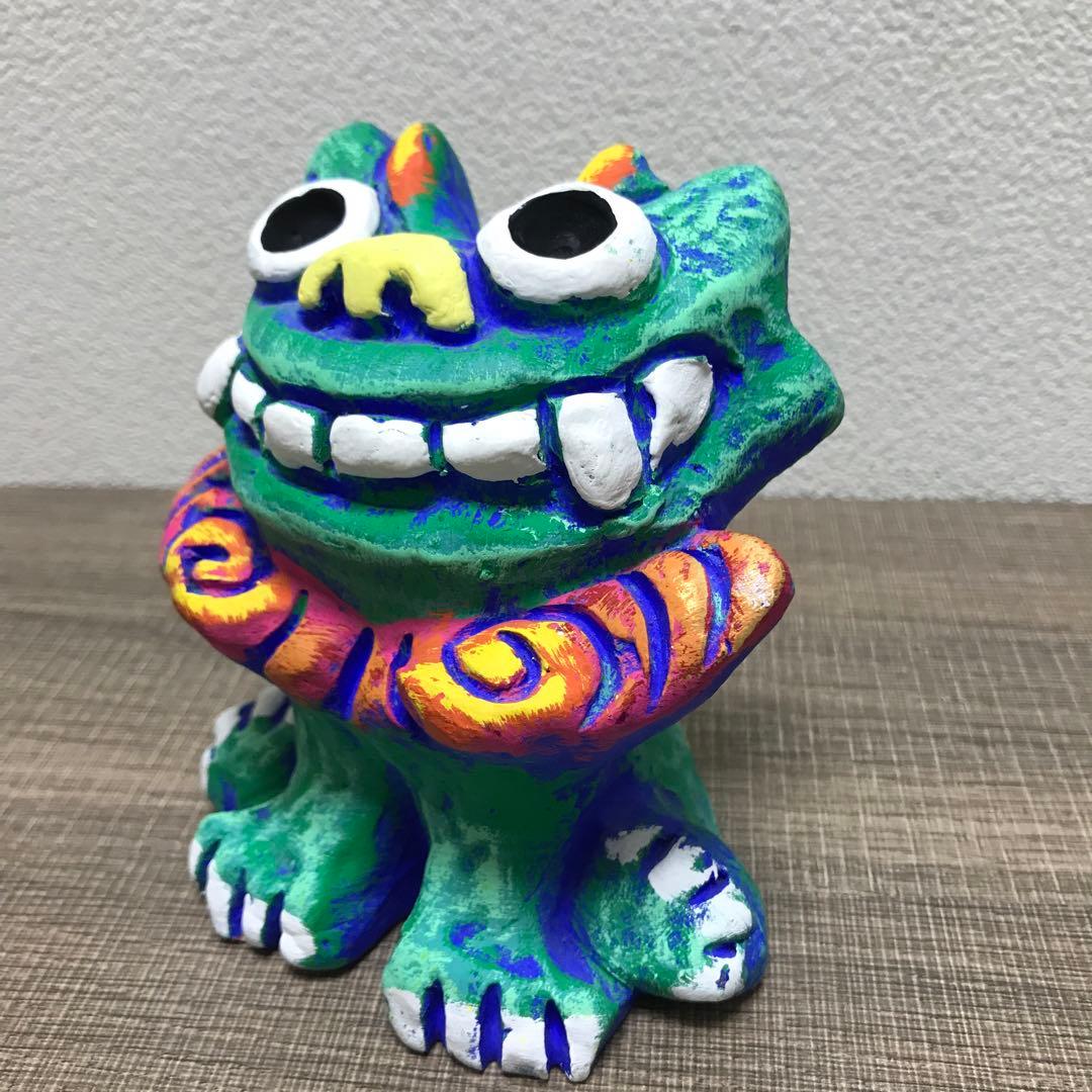 米子焼工房オリジナル シーサー(L)