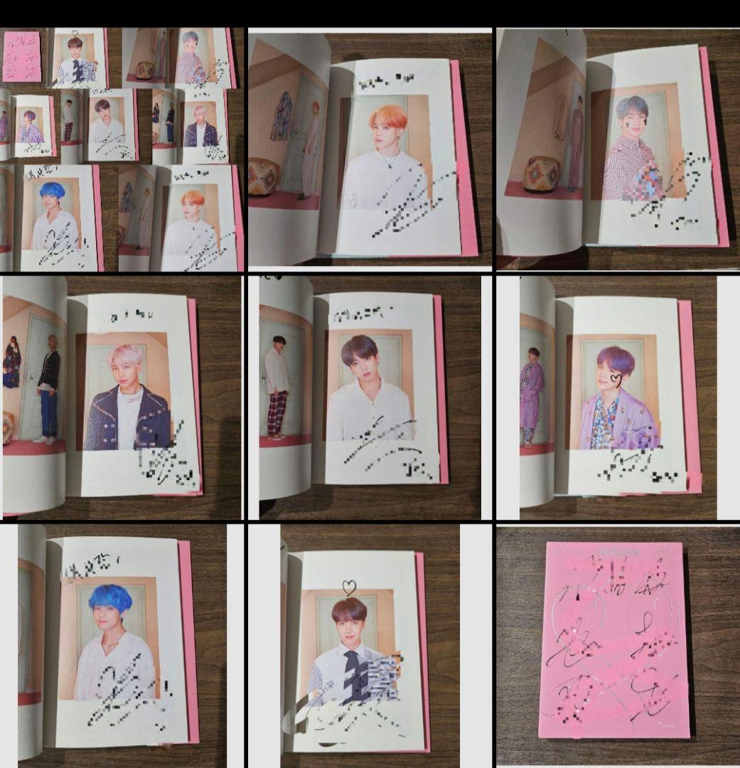 希少　レア　BTS メンバー全員　サイン　アルバム バンタン