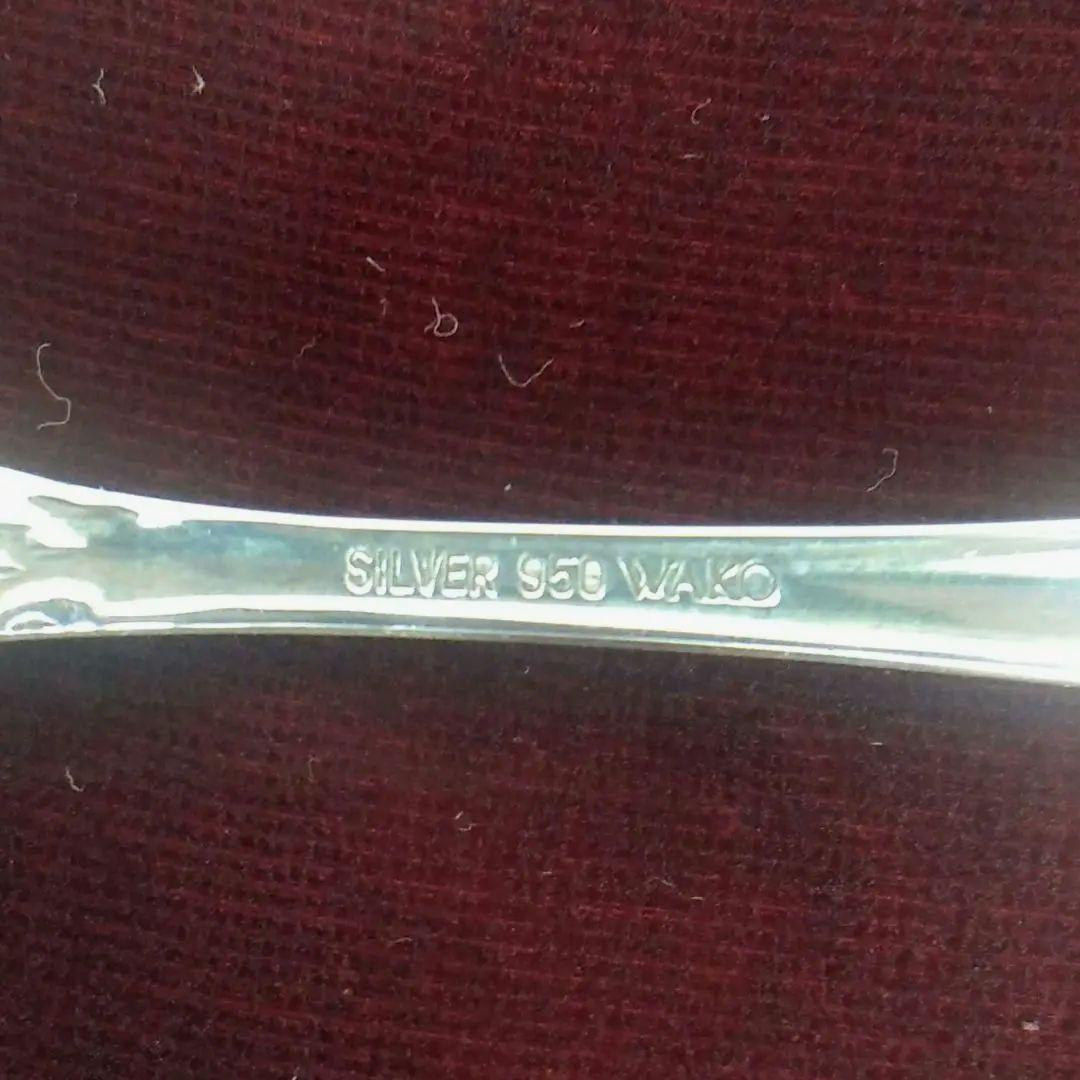おさら銀座和光Silver950WAKO ティースプーン2本セット