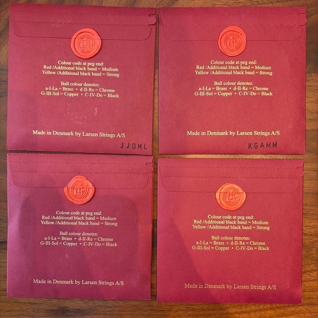 新品チェロ弦LARSEN Magnacore ADGC