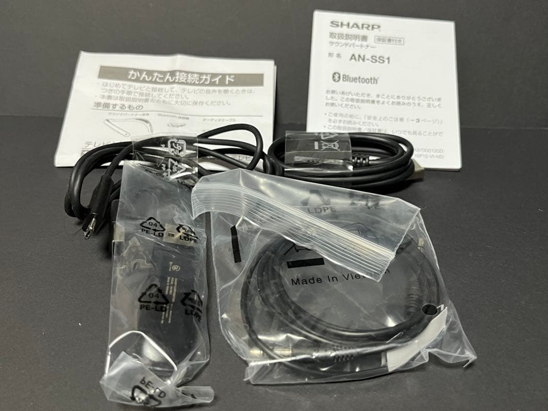 【未使用】SHARP AN-SS1 ホワイト ネックスピーカー