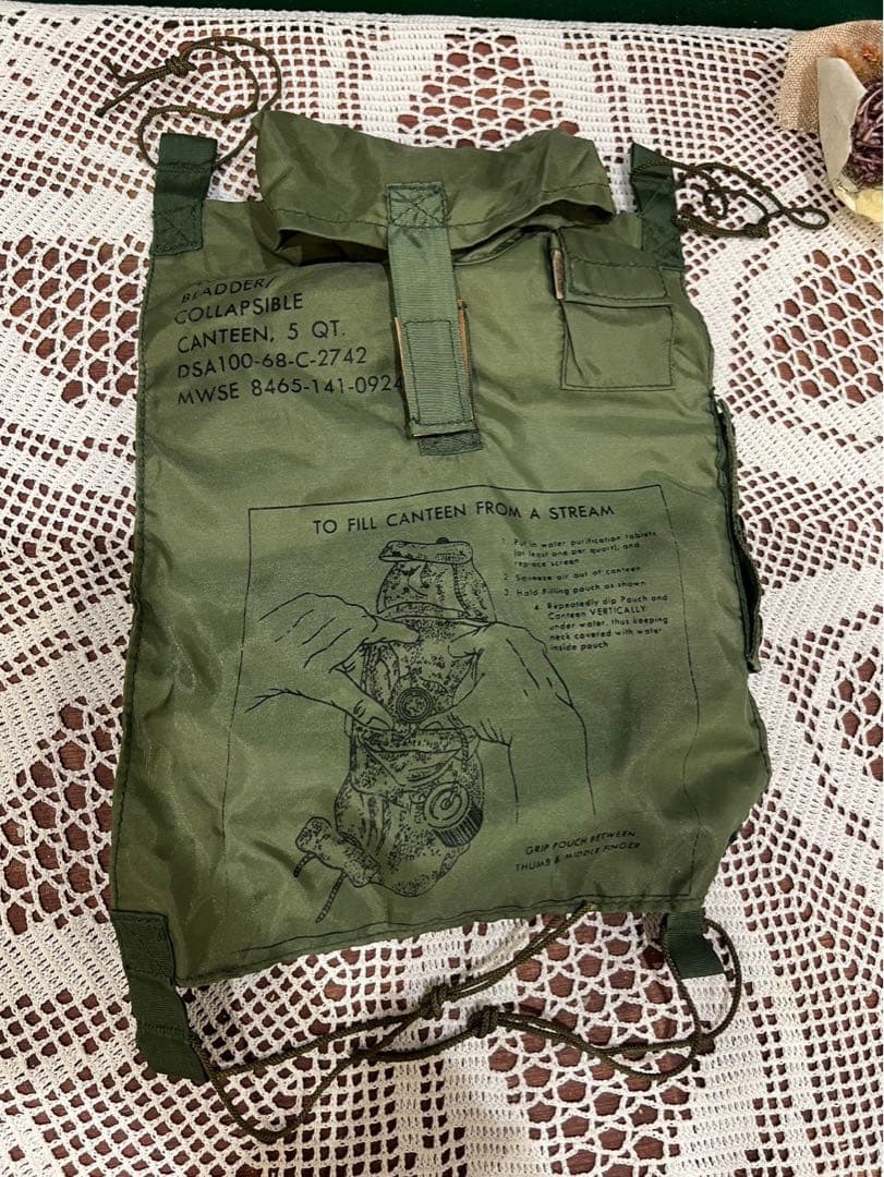 希少 米軍 ベトナム戦争 5QTキャンティーン カバー