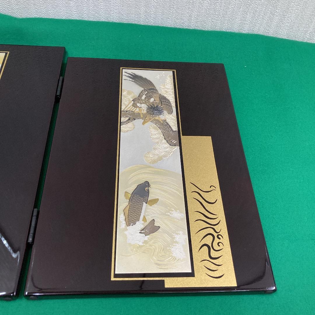 F11 訳あり特価！兜飾り台屏風　収納台　五月人形兜飾り　鎧兜台　端午の節句