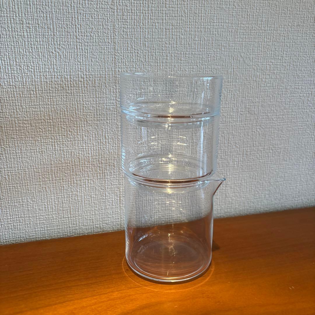  イッタラ ガラス製ピッチャー　3段