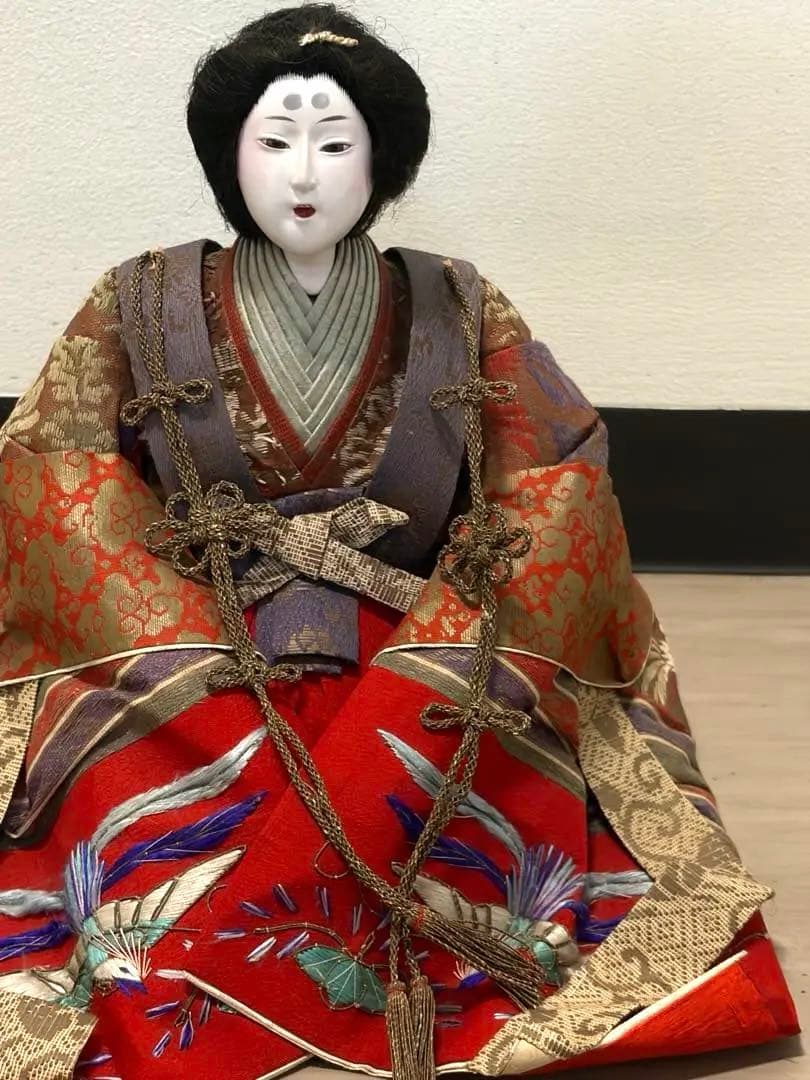 完璧美しすぎる有職女雛　寛保雛　アンティーク　コレクター垂涎　気品の超特大サイズ