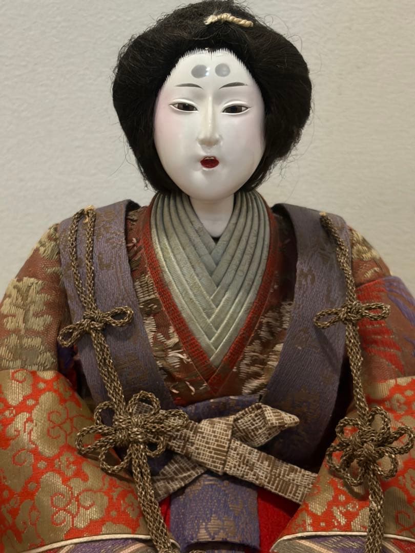 完璧美しすぎる有職女雛　寛保雛　アンティーク　コレクター垂涎　気品の超特大サイズ