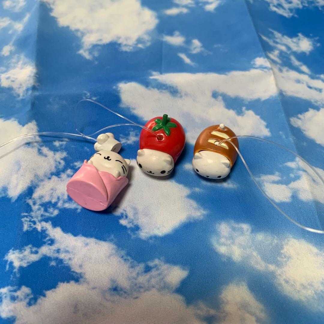 にゃんにゃんにゃんこ　ストラップ　にゃんこレストラン　にゃんこ茶屋