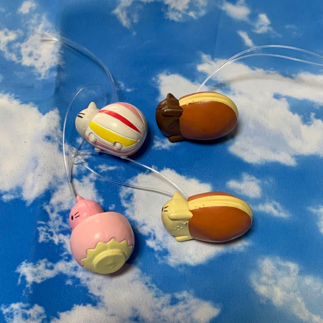 にゃんにゃんにゃんこ　ストラップ　にゃんこレストラン　にゃんこ茶屋