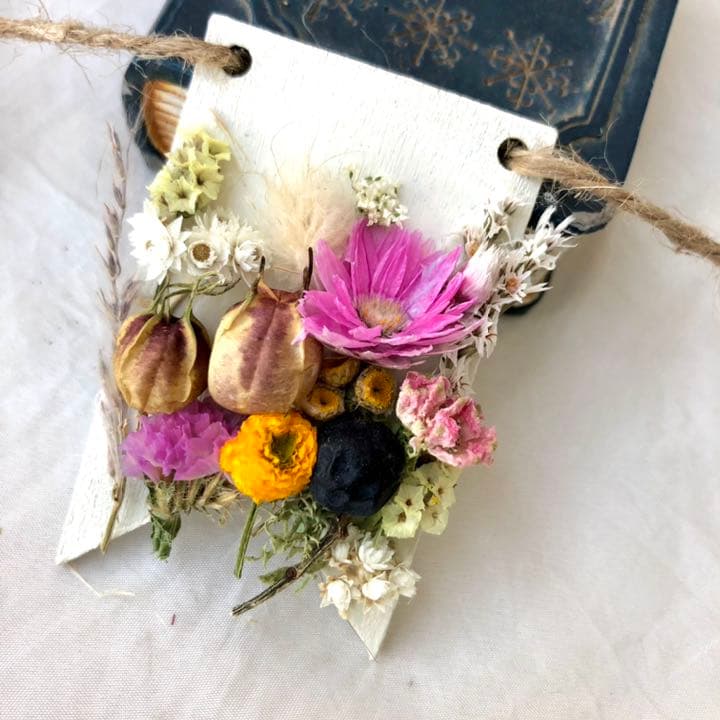 ドライフラワーガーランド