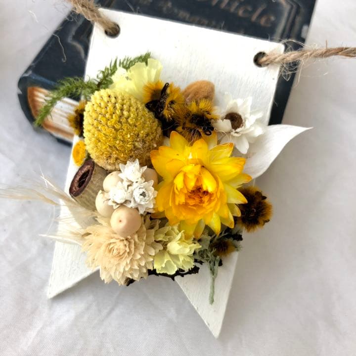 ドライフラワーガーランド