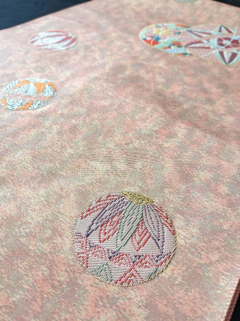 チーちゃん　A481★高級‼️お祝い‼️袋帯テーブルランナー2m20cm