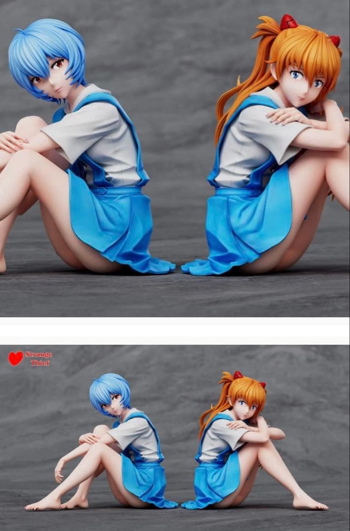 アスカ&レイ フィギュア2体セット新品（完全未開封）マイルズ