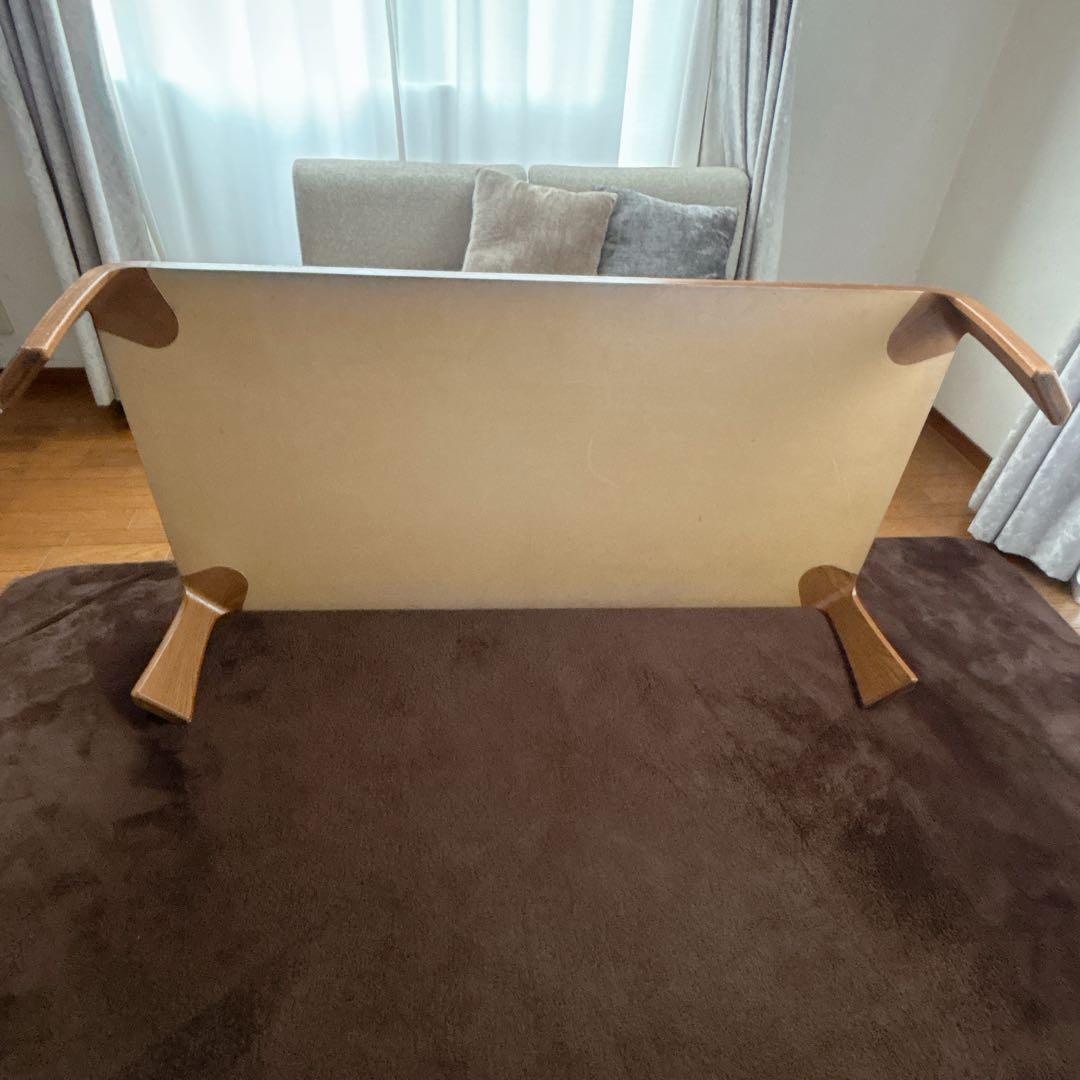 廃番サイズ】TENDO 天童木工 座卓 乾三郎 ケヤキ ローテーブル W150