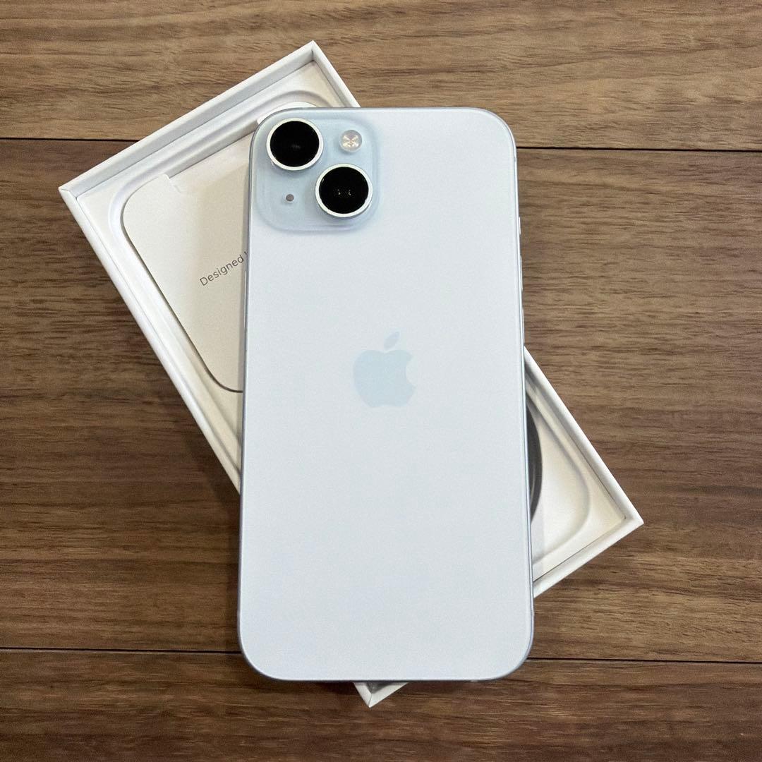 iPhone15 256gb ブルー SIMフリー