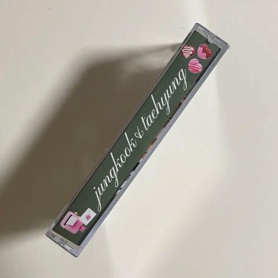 BTS グテ　グク　テテ　taekook カセットテープ風 ケース　収納ケース