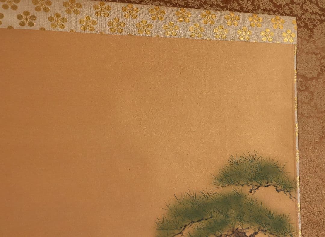 【真作】日本画 片山白樹 菅公 天神様 菅原道真公御像 絹本 掛け軸 CM287