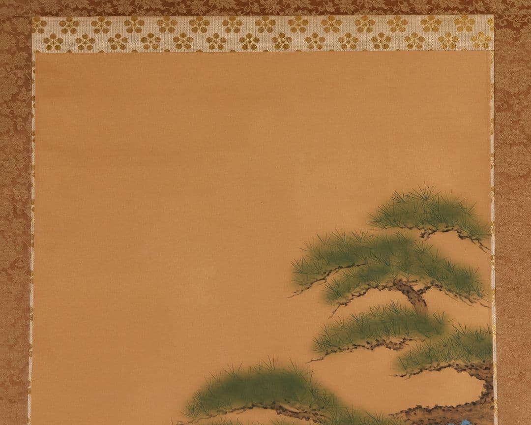 【真作】日本画 片山白樹 菅公 天神様 菅原道真公御像 絹本 掛け軸 CM287