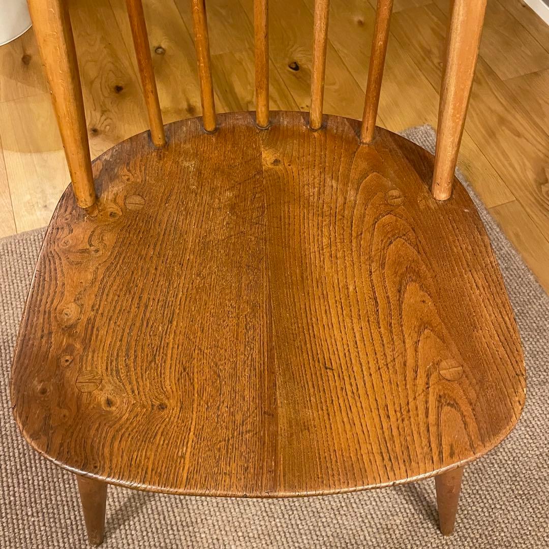 ercol アーコール　クエーカーチェア 椅子 　刻印ラベルあり
