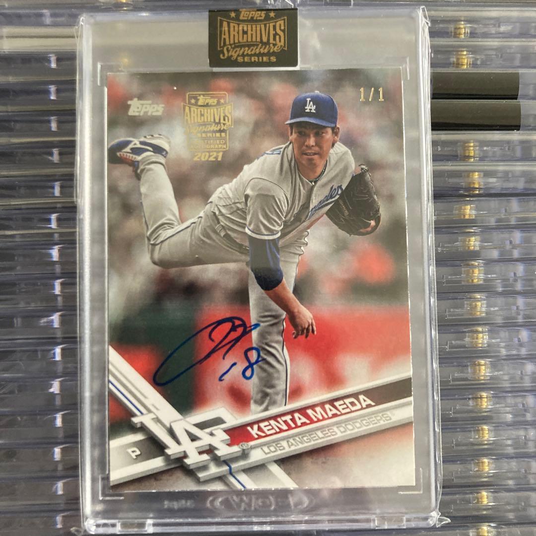 1of1 前田健太　1枚限定　直筆サイン　エポック　BBM topps