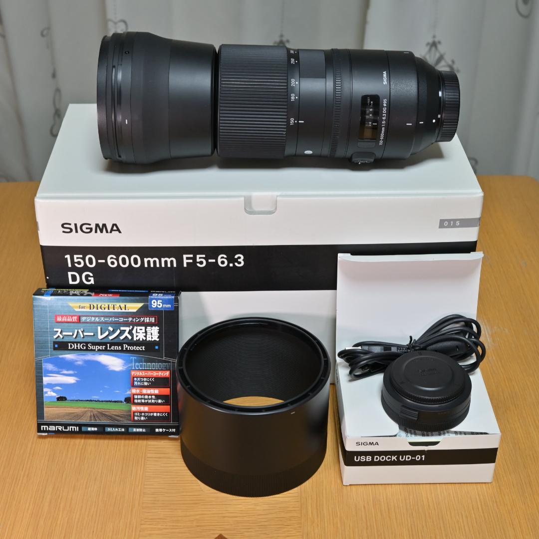 レンズ(ズーム) SIGUMA 150-600mm F5-6.3 DG OS HSM