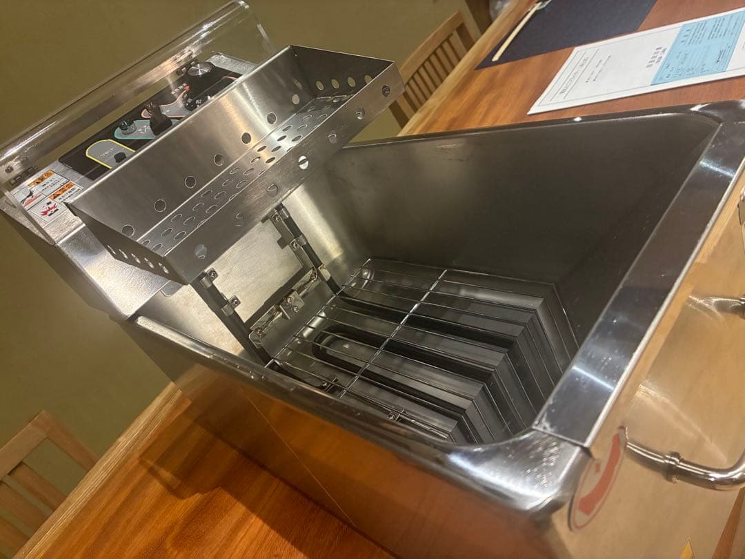 Maruzen MEF-M8T電気フライヤー 100V 1.3kw