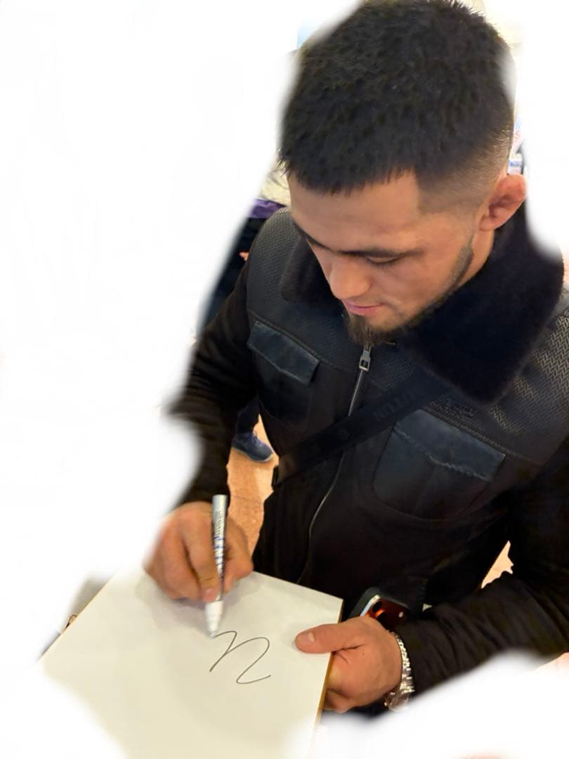 RIZIN ラジャブアリ・シェイドゥラエフ　直筆サイン色紙　銀ペンver