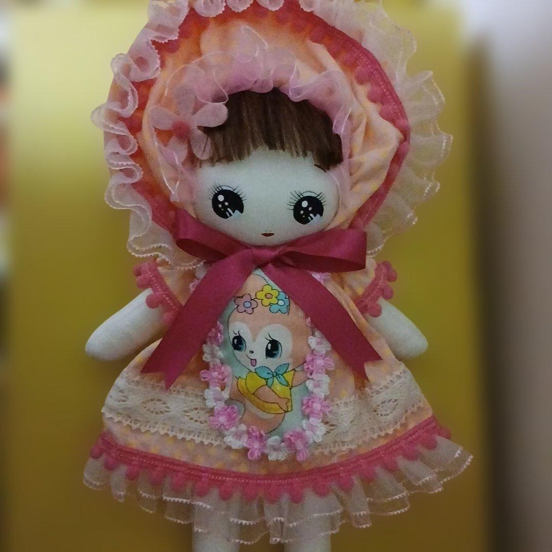 作家様　文化人形　昭和レトロ　ピンク