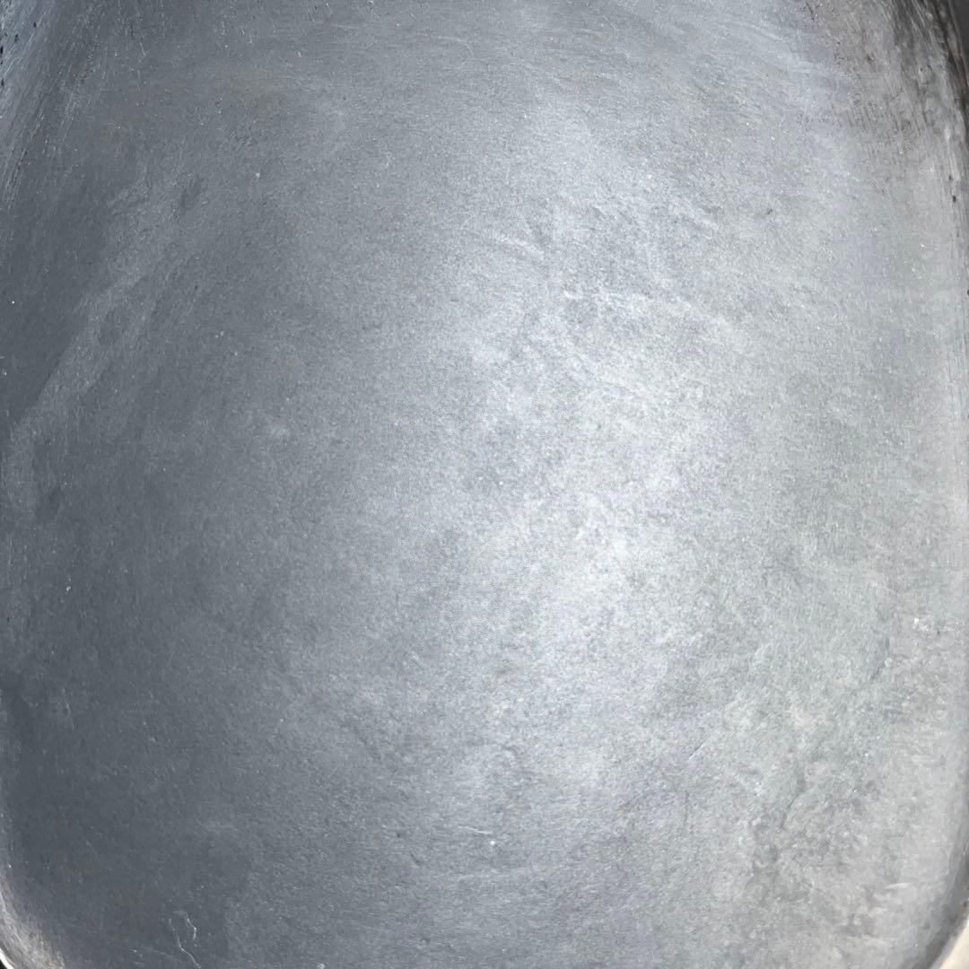 ⭕️雨端硯　自然硯　文明堂　四六寸大　雨端石紋綺麗　使い易さ大　サイン有り