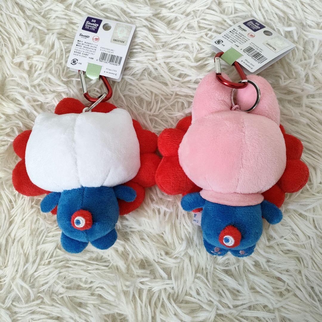 大阪関西万博　サンリオ　ミャクミャクなりきりぬいぐるみ　キティ　マイメロ