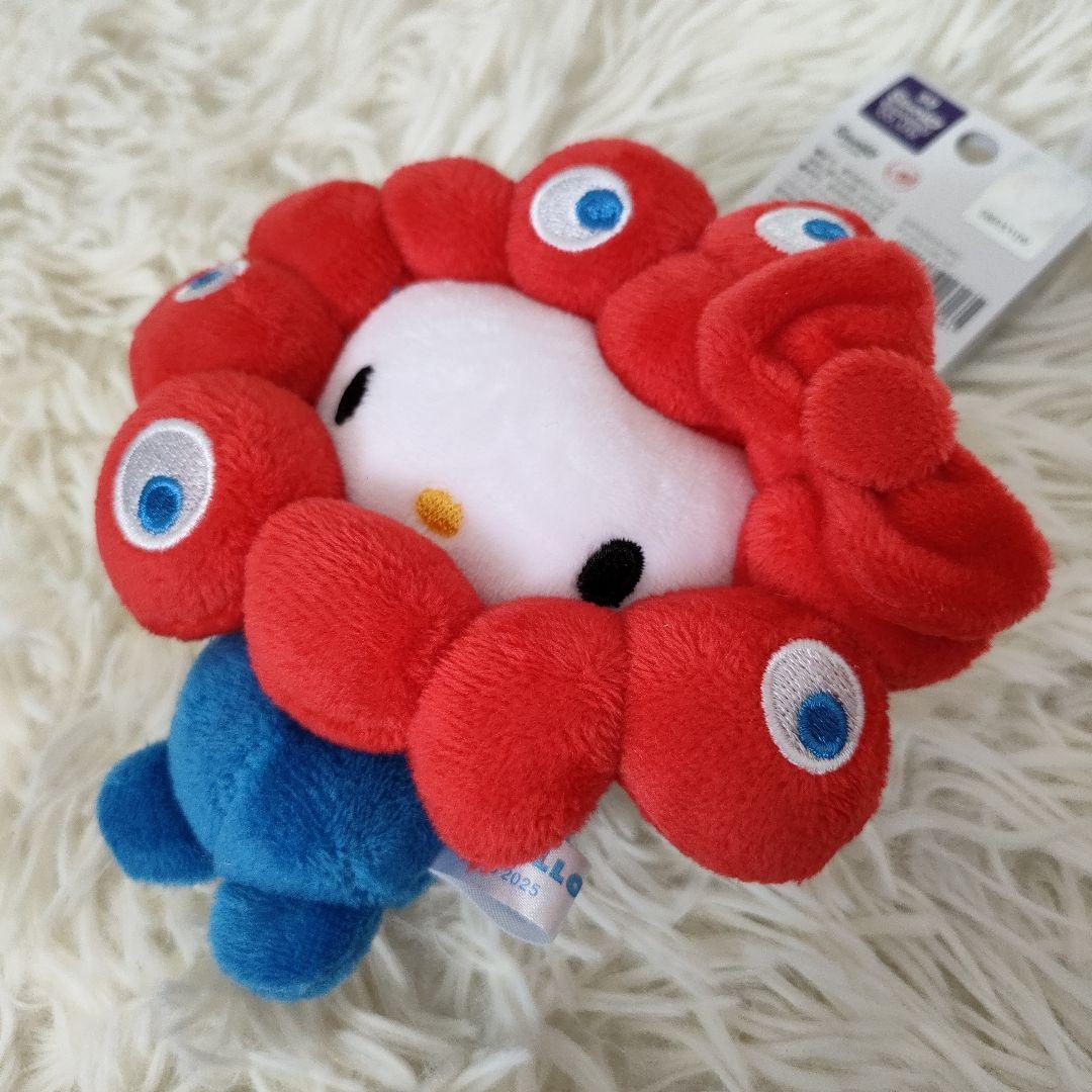 大阪関西万博　サンリオ　ミャクミャクなりきりぬいぐるみ　キティ　マイメロ