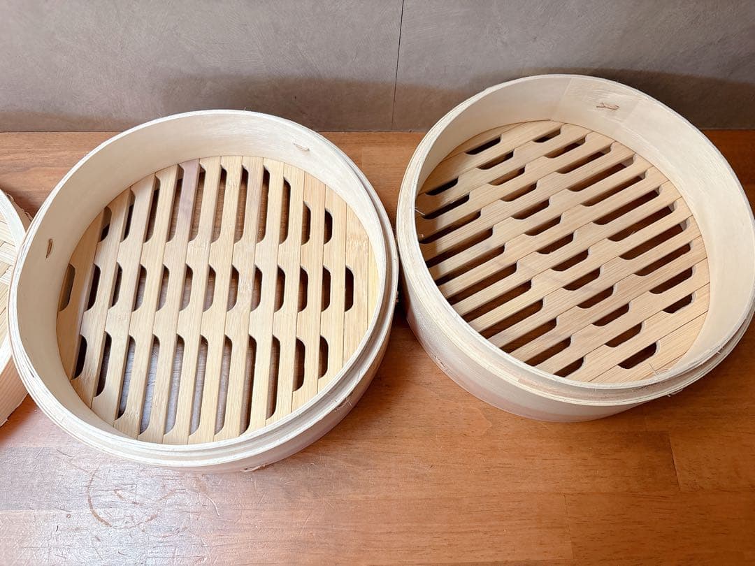 照宝 せいろ 24cm 2段 蒸籠 身・蓋セット 杉