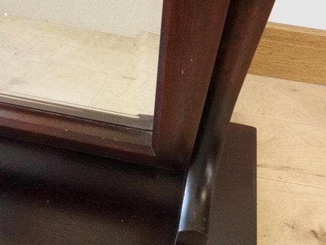 北海道民芸家具　置きミラー変型　ＵＳＥＤ