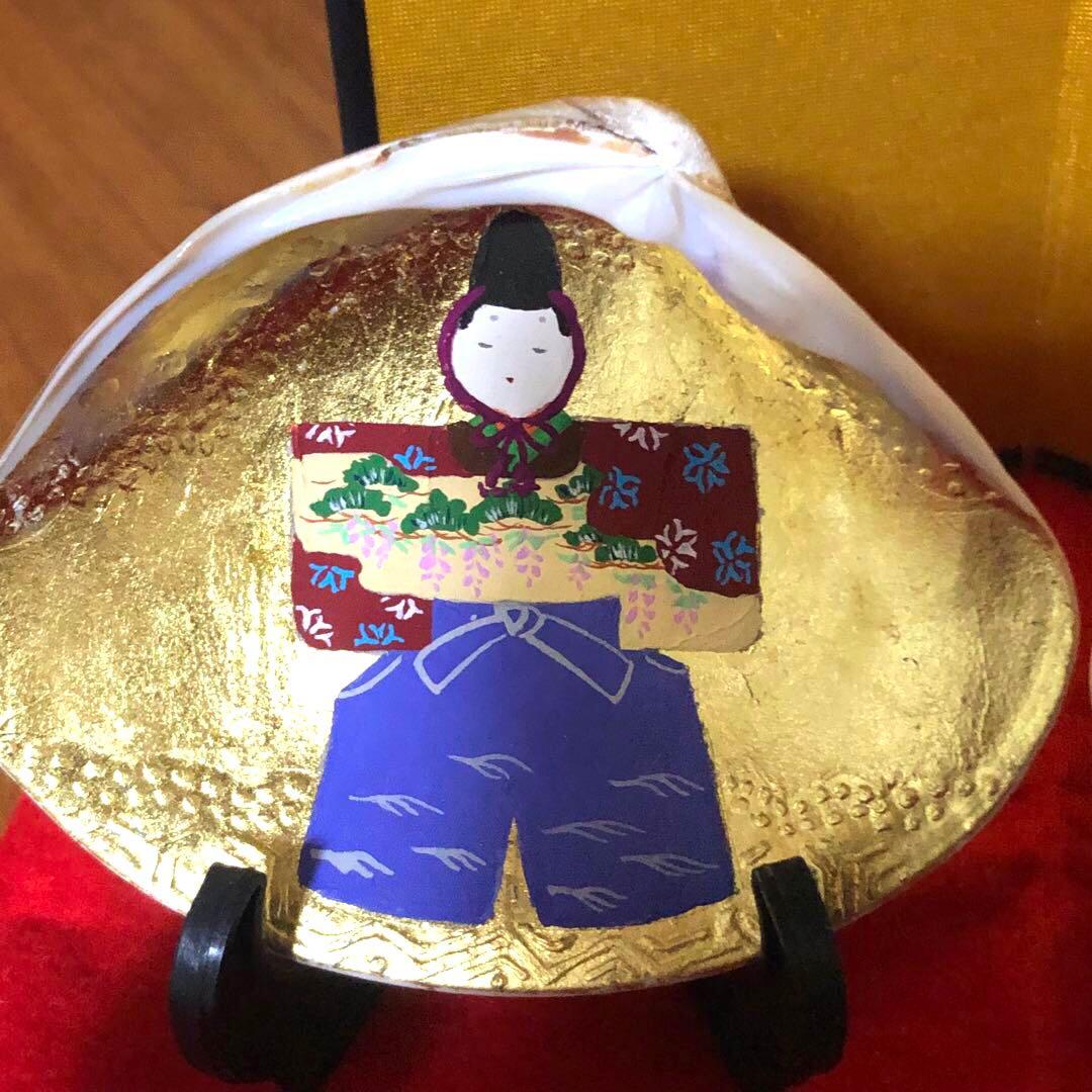◆540◆【初節句】ひな祭り飾り 貝合せ 親王飾り　セット 祝 春　卓上