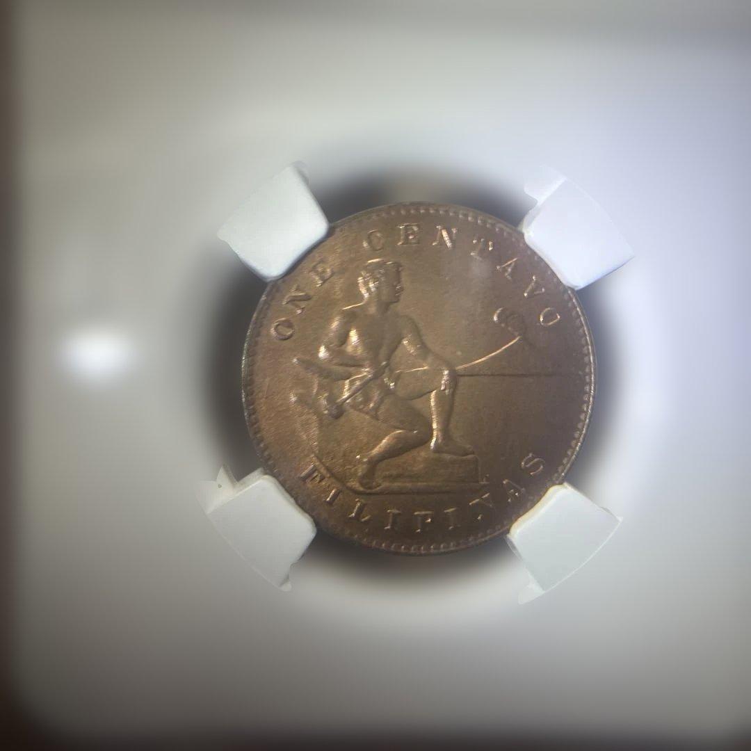 1944 S USA-PHIL 1C NGC UNC フィリピン　未使用