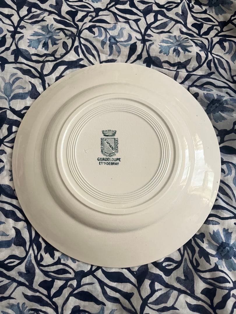 サンタマン St. Amand フランス アンティーク プレート 皿 美品