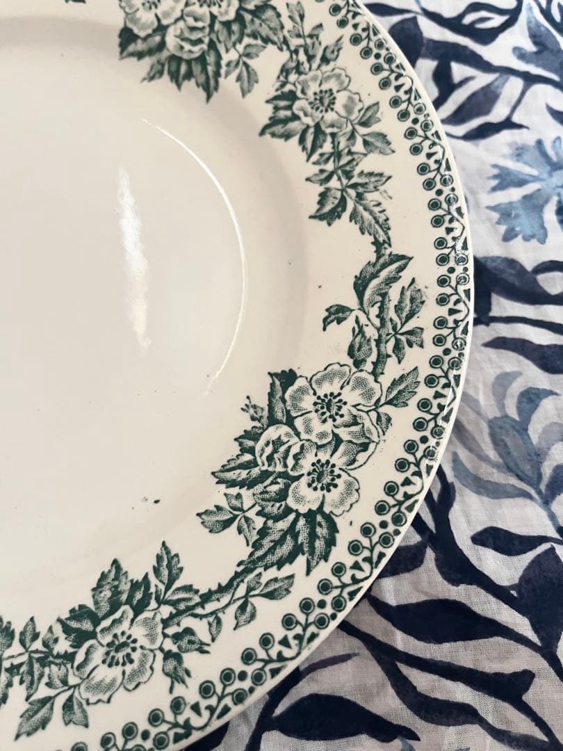 サンタマン St. Amand フランス アンティーク プレート 皿 美品