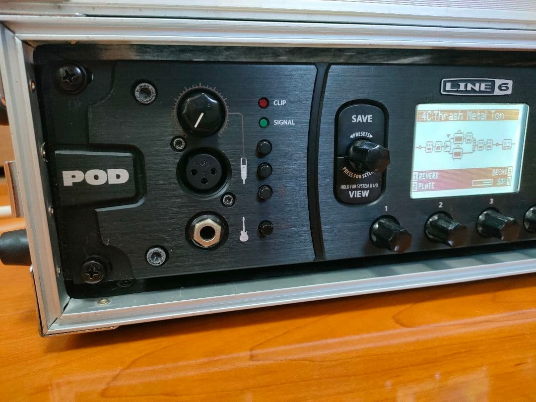 LINE6 POD HD Pro X ラックケース付き