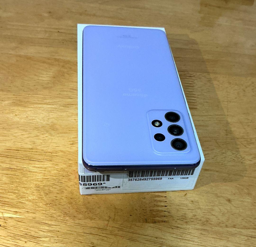 docomo Galaxy A52 5G パープル