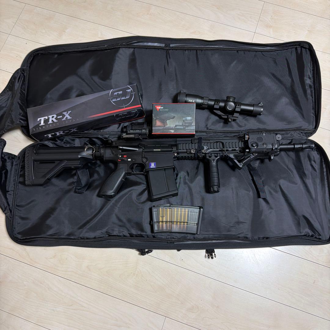 HK417 東京マルイTR-X スコープ フォアグリップ レーザサイト