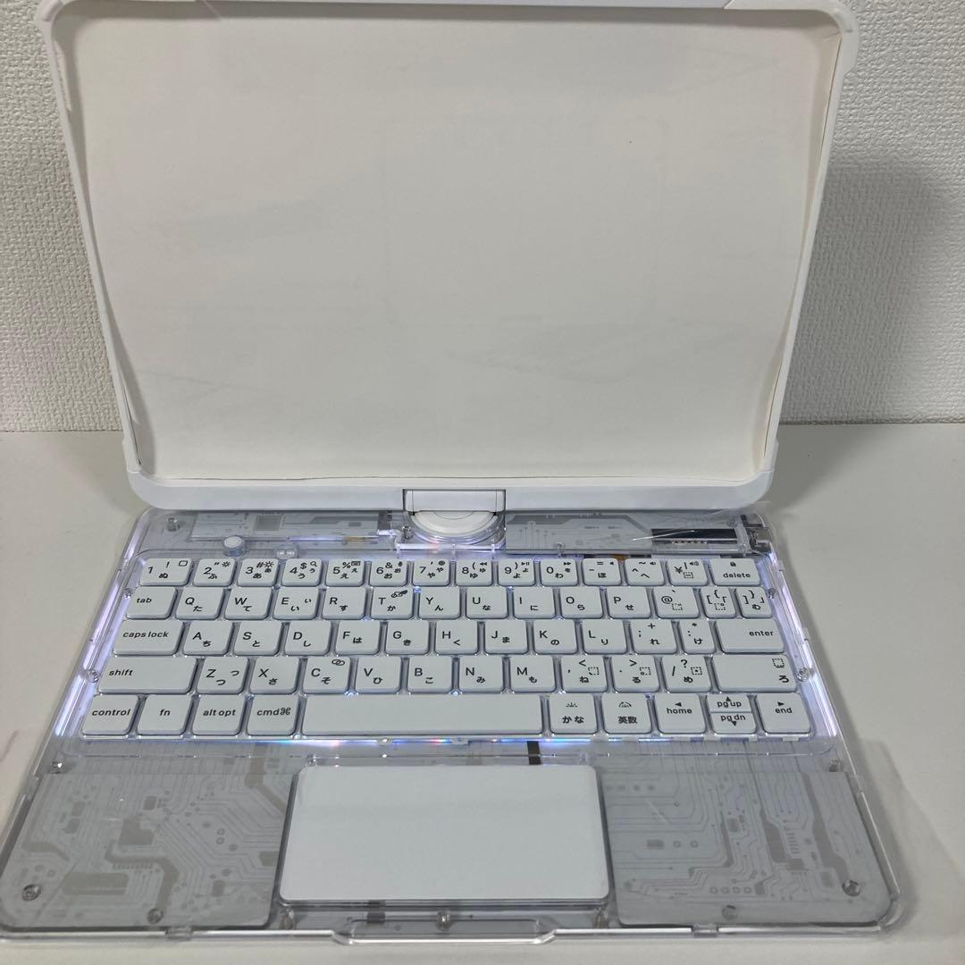 新品未使用⭐️iPad専用 クリア Bluetoothキーボード iPad Air