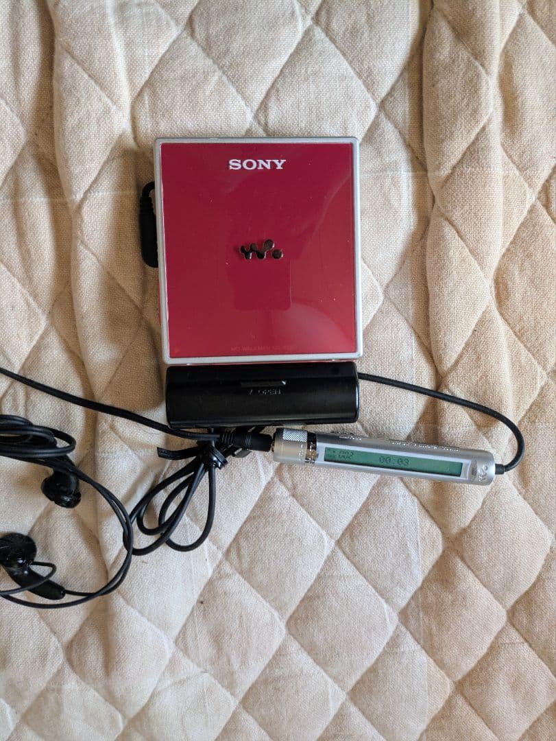 SONY MZ-E620 ポータブルMDプレーヤー ピンク