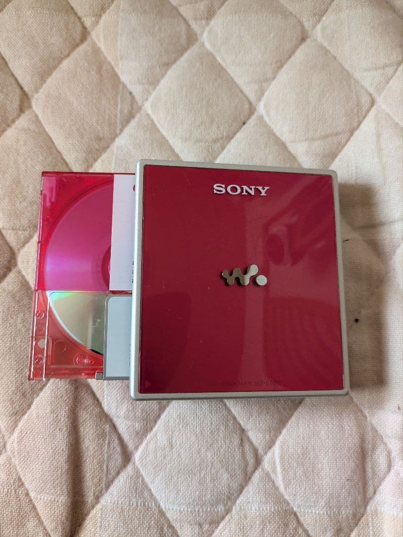 SONY MZ-E620 ポータブルMDプレーヤー ピンク