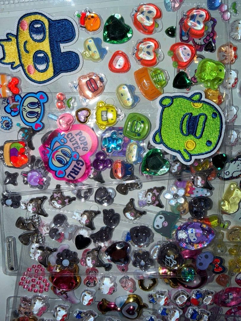 ぎっしりシール帳完成品❤︎ボンボンドロップシールなど