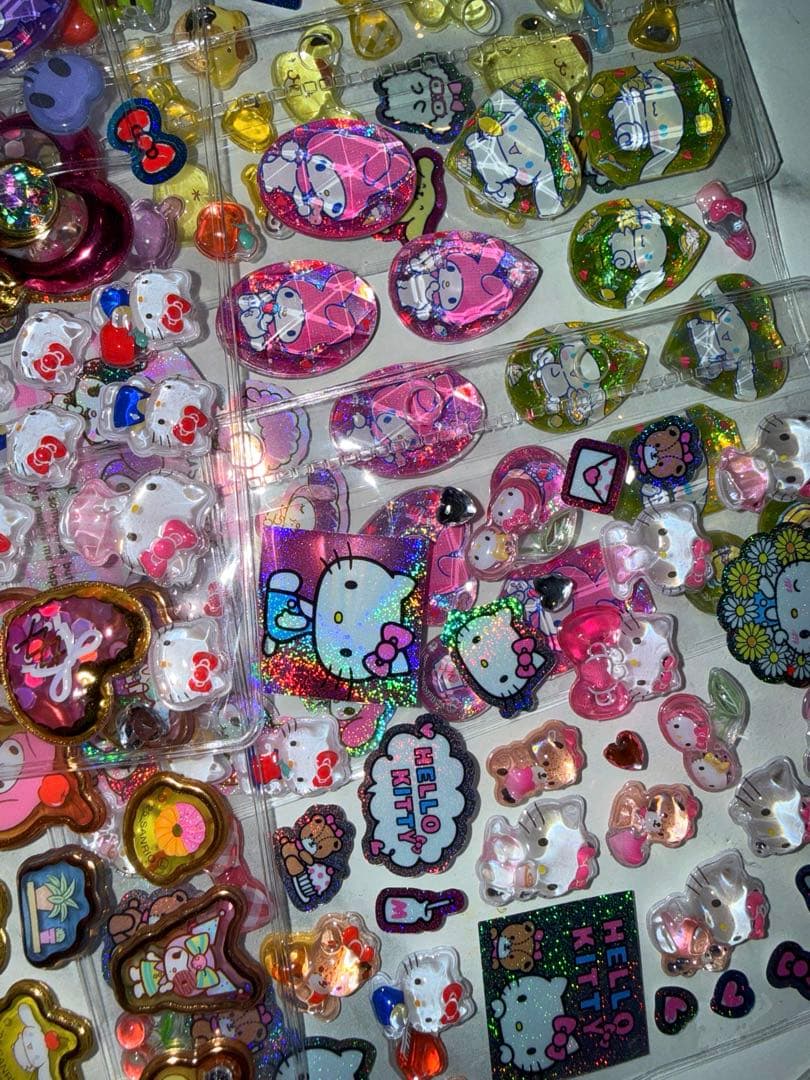 ぎっしりシール帳完成品❤︎ボンボンドロップシールなど
